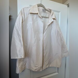 Elegant Cream Women's Top
